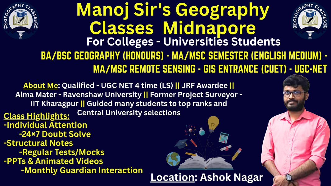 Cover photo of Manoj's Geography Classes